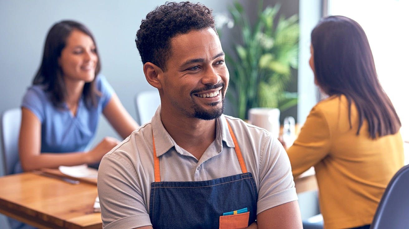 Dono de restaurante no seu negocio, seguro empresarial completo