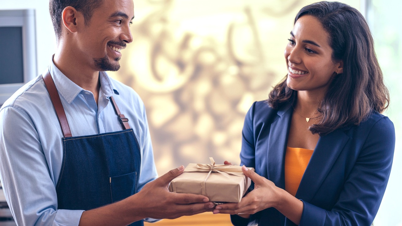 Comerciante entregando produto a cliente, responsabilidade civil empresarial